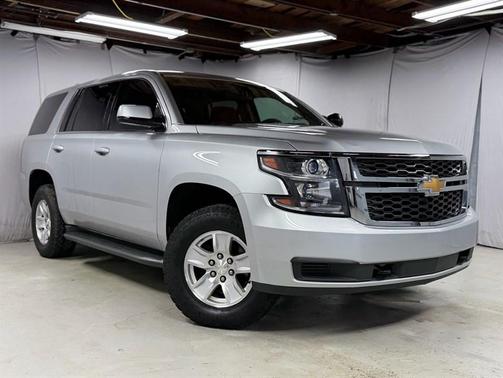 Silver 2017 Chevrolet Tahoe Police