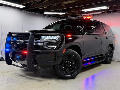 Black 2022 Chevrolet Tahoe Police