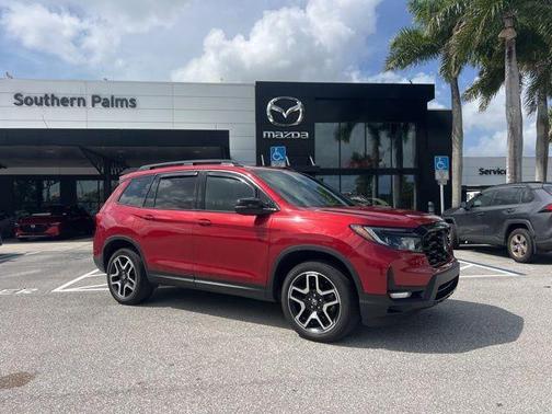 Radiant Red Metallic II 2022 Honda Passport Elite