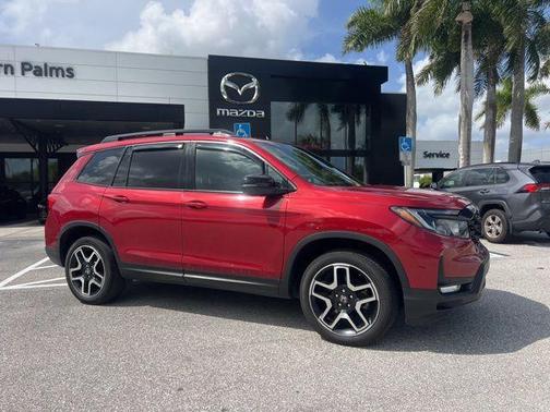 Radiant Red Metallic II 2022 Honda Passport Elite