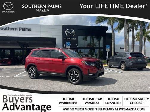 Radiant Red Metallic II 2022 Honda Passport Elite