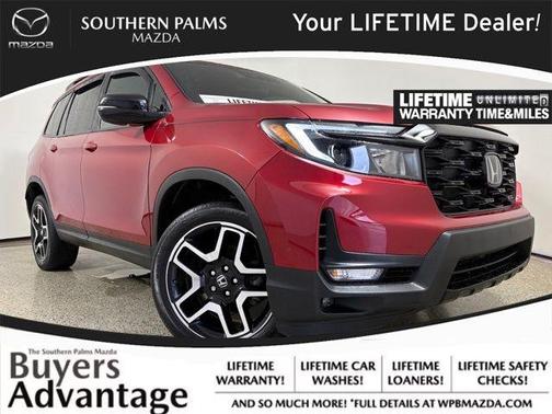 Radiant Red Metallic II 2022 Honda Passport Elite