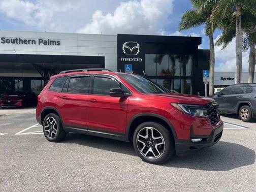 Radiant Red Metallic II 2022 Honda Passport Elite