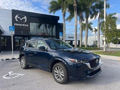 Deep Crystal Blue Mica 2025 Mazda CX-5 2.5 S Preferred Package