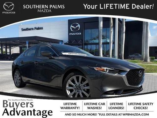 Machine Gray Metallic 2026 Mazda Mazda3 FWD w/Preferred Package