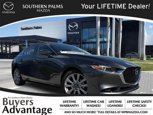 Machine Gray Metallic 2026 Mazda Mazda3 FWD w/Preferred Package