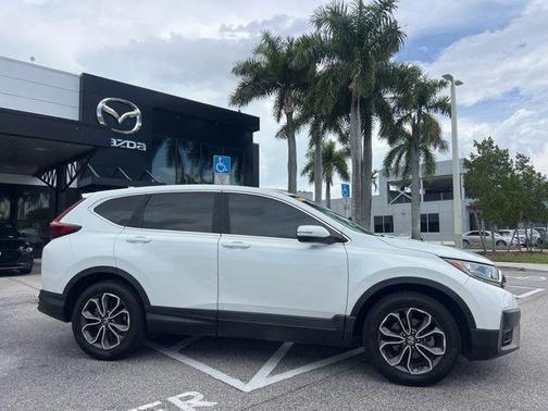 Platinum White Pearl 2020 Honda CR-V EX