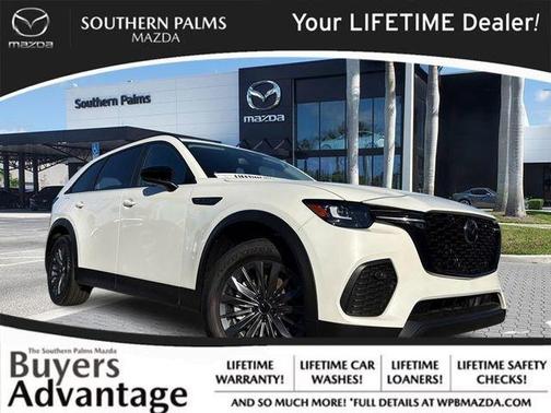 Rhodium White Premium 2026 Mazda CX-70 PHEV SC Plus