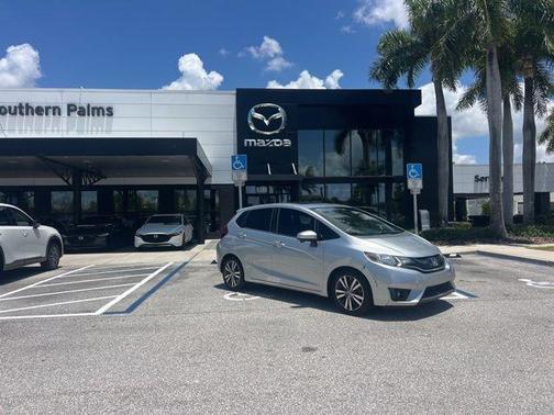 Alabaster Silver Metallic 2015 Honda Fit EX