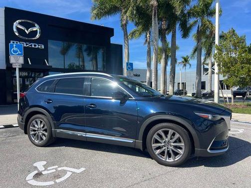 Deep Crystal Blue Mica 2021 Mazda CX-9 Grand Touring