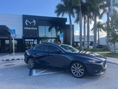 Deep Crystal Blue Mica 2019 Mazda Mazda3 FWD w/Select Package