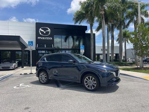 Deep Crystal Blue Mica 2025 Mazda CX-5 Premium Plus