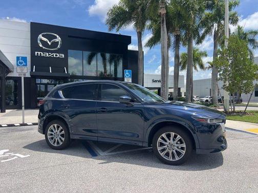 Deep Crystal Blue Mica 2025 Mazda CX-5 Premium Plus