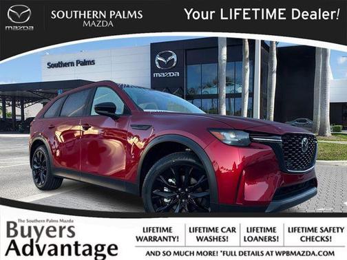 Soul Red Crystal Metallic 2026 Mazda CX-90 PHEV Premium Sport