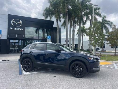 Deep Crystal Blue Mica 2025 Mazda CX-30 Select
