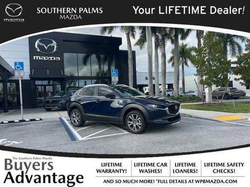 Deep Crystal Blue Mica 2025 Mazda CX-30 2.5 S Preferred Package