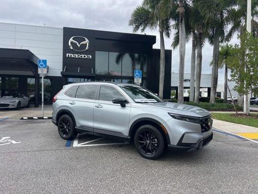 Lunar Silver Metallic 2023 Honda CR-V Hybrid Sport