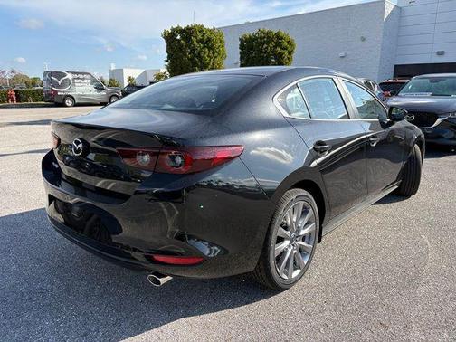 Jet Black Mica 2026 Mazda Mazda3 FWD w/Preferred Package