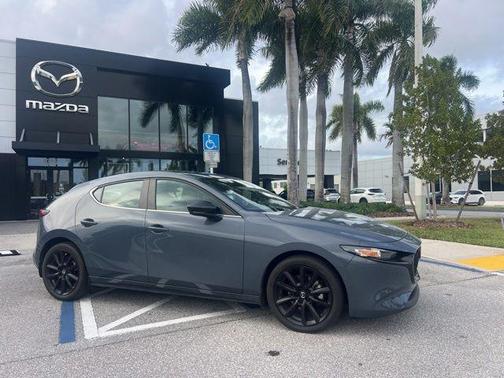 Polymetal Gray Metallic 2025 Mazda Mazda3 Carbon Edition