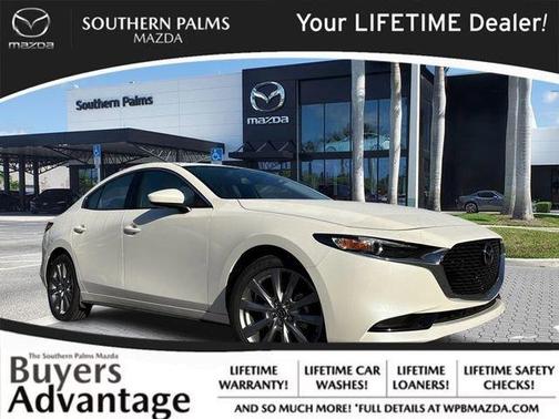 Snowflake White Pearl 2026 Mazda Mazda3 FWD w/Preferred Package