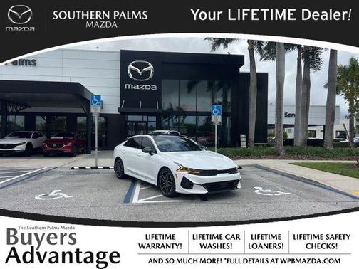 Glacial White Pearl 2024 Kia K5 GT