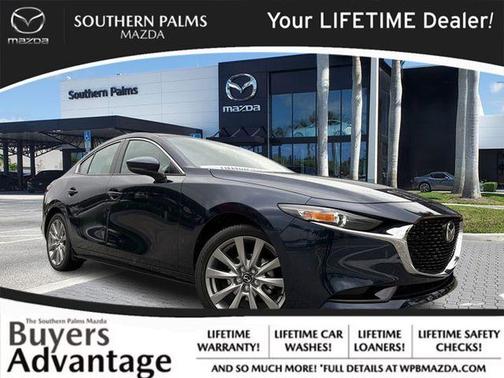 Deep Crystal Blue Mica 2026 Mazda Mazda3 FWD w/Preferred Package