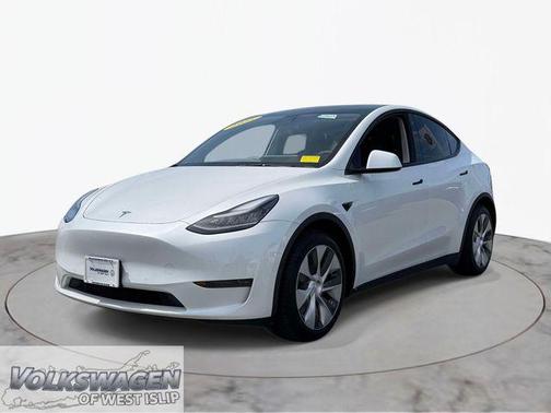 Pearl White Multi-Coat 2021 Tesla Model Y Long Range Dual Motor All-Wheel Drive