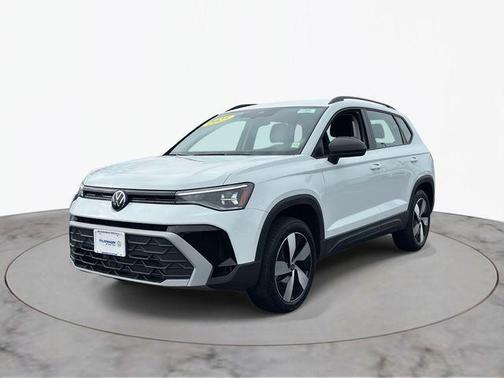 Pure White 2025 Volkswagen Taos 1.5T S