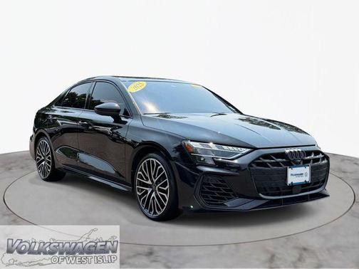 Black Metallic 2025 Audi S3 Premium Plus TFSI quattro S tronic