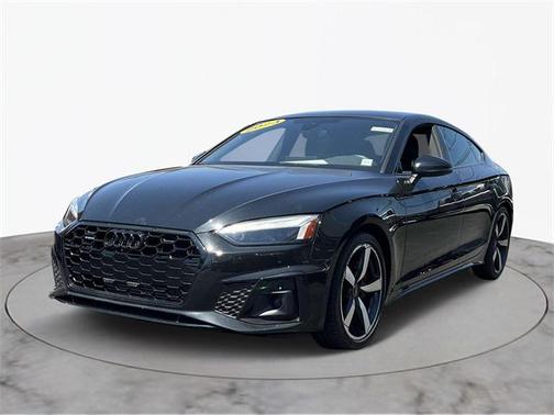 Mythos Black Metallic 2023 Audi A5 Sportback 45 S Line Premium Plus
