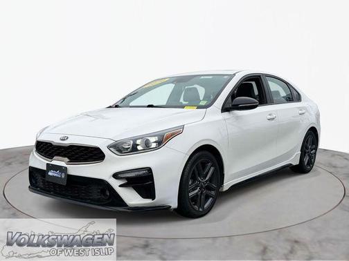 Clear White 2020 Kia Forte GT-Line