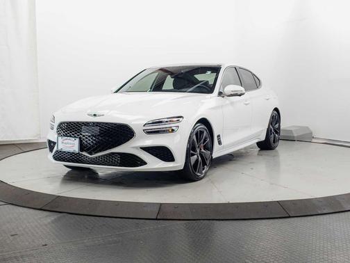 Alta White 2023 Genesis G70 3.3T AWD