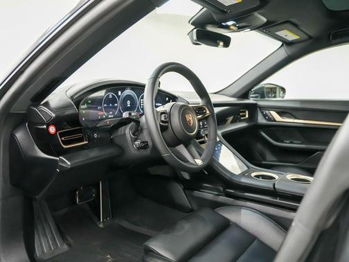 Volcano Grey Metallic 2025 Porsche Taycan 4