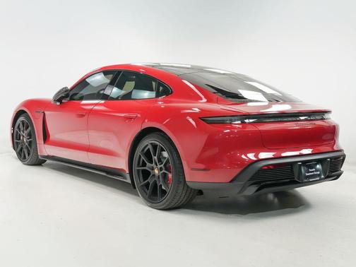 Carmine Red 2024 Porsche Taycan GTS