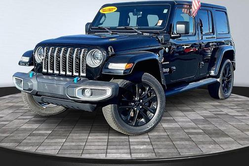 Black Clearcoat 2023 Jeep Wrangler 4xe Sahara