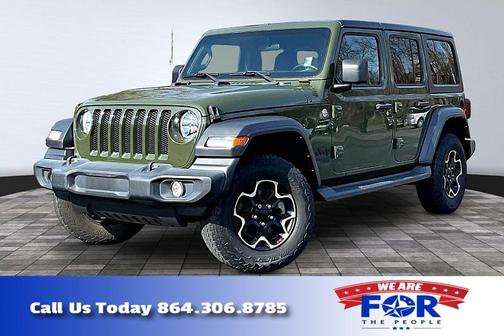 Sarge Green Clearcoat 2021 Jeep Wrangler Unlimited Sport