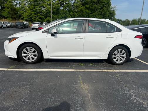 White 2022 Toyota Corolla LE
