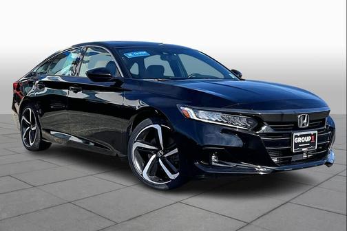 Crystal Black Pearl 2022 Honda Accord Sport 2.0T