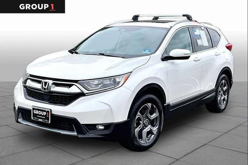 White Diamond Pearl 2018 Honda CR-V EX-L