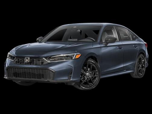 Gray 2026 Honda Civic Hybrid Sport