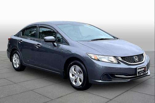 Gray 2014 Honda Civic LX