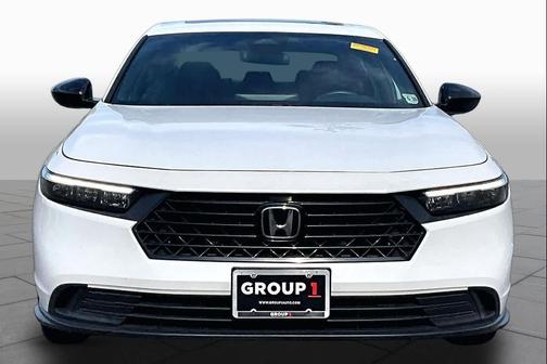Platinum White Pearl 2023 Honda Accord Hybrid Sport