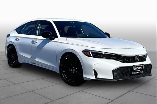 Platinum White Pearl 2026 Honda Civic Sport