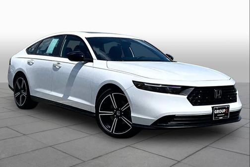 Platinum White Pearl 2026 Honda Accord Hybrid Sport