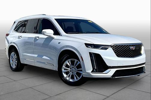 Crystal White Tricoat 2024 Cadillac XT6 Luxury FWD