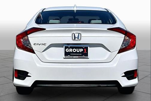 White 2018 Honda Civic EX