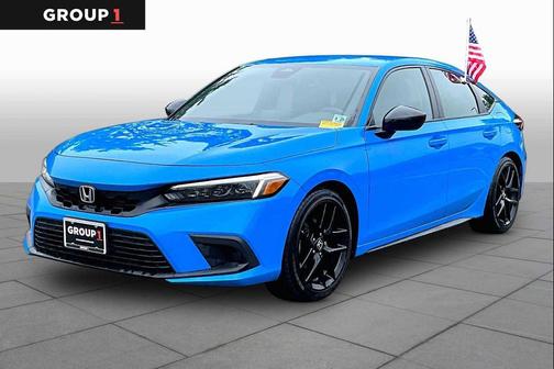Boost Blue Pearl 2024 Honda Civic Sport