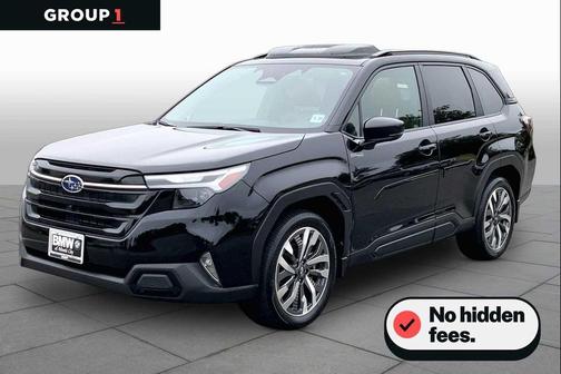 Crystal Black Silica 2025 Subaru Forester Hybrid Touring