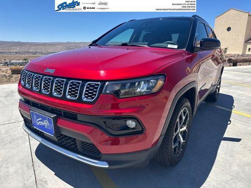 Red 2025 Jeep Compass Limited