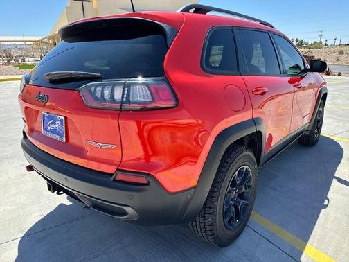 Orange 2021 Jeep Cherokee Trailhawk